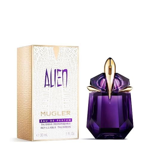 Mugler Alien - Eau de Parfum - Women's Perfume - Floral & Woody - With Jasmine, Wood, and Amber - Long Lasting Fragrance thumbnail 6