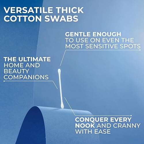 Q-tips Cotton Swabs, 500 Count (Pack of 2) thumbnail 3