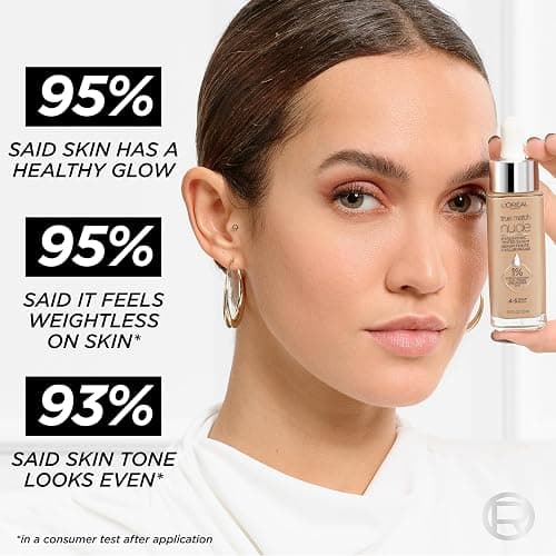 L'Oreal Paris True Match Nude Hyaluronic Tinted Serum Foundation with 1% Hyaluronic acid, Light-Medium 3-4, 1 fl. oz. thumbnail 6