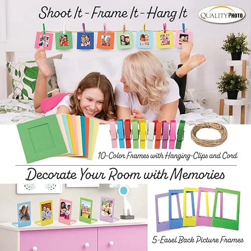 Fujifilm Instax Mini 12 Instant Camera + 60 Photo Prints + Quality Photo Value Bundle, Case, Decoration Stickers, Frames, Photo Album, (Blossom Pink) thumbnail 5
