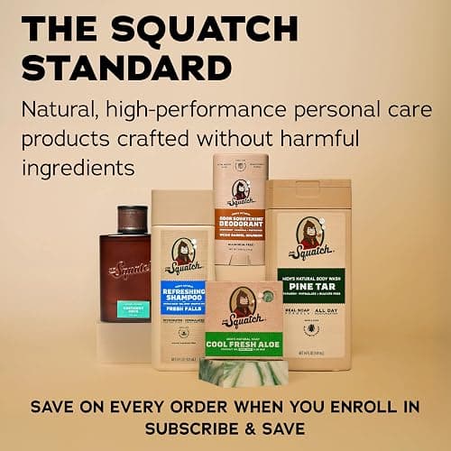 Dr. Squatch Natural Deodorant for Men – Fresh Falls – Odor-Squatching Men's Deodorant Aluminum Free (2.65 oz) thumbnail 11