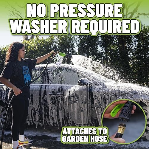 Chemical Guys TORQ Foam Blaster 6 - Foam Cannon Garden Hose Attachment, Easy to Use, Sprays Thick Suds for Safe Washing Trucks, SUVs, Motorcycles, RVs, and Other Vehicles thumbnail 5