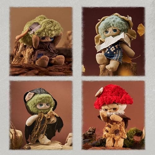 CALEMBOU Plush Doll Blind Box, 8'' Echo Forest Whispers Series Stuffed Animal Handmade Plush Toys, Kawaii Mystery Collectible Toys Cute Soft Charm Christmas Birthday Gifts (Forest Whispers Series) thumbnail 6