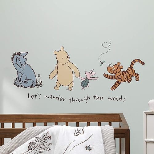 Lambs & Ivy Storytime Pooh Wall Decals - Beige, Animals, Disney, Bear thumbnail 2