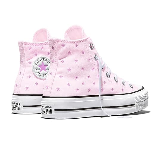 Converse Womens Chuck Taylor All Star Lift Platform Embroidered Stars High Top Sneaker thumbnail 5