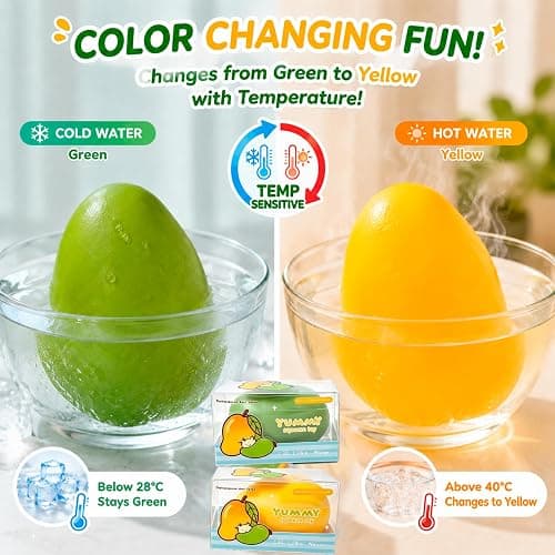 Crunchy Mango Squishy, Moldable Realistic Food Squeeze Toy for Adults 1pcs | Moldable Crunchy Mango Squishy, ASMR Slushy Texture, Non-rebound Squeeze Toy, Adult Stress Relief Party Favor thumbnail 8
