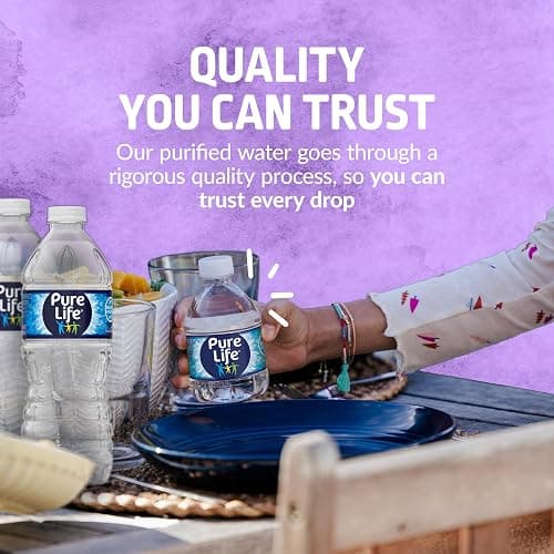 Pure Life Purified Water Bottles, 24 Pack - Still Bottled Water Enhanced with Minerals for a Crisp Taste, Plastic Bottles - 8 Fl Oz thumbnail 4