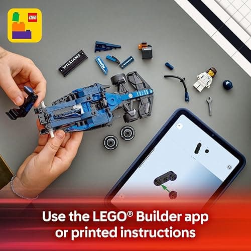LEGO Speed Champions Williams Racing FW46 F1 Race Car Toy - Building Set for Kids, Boys & Girls, Ages 10+ - Toy Car for F1 Fans - Gift Idea for Birthday - 77249 thumbnail 6