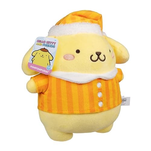 Jazwares Hello Kitty® and Friends - 8-Inch Pompompurin™ Pajama Party Plush - Officially Licensed Sanrio® Product from Ages 6+ thumbnail 4