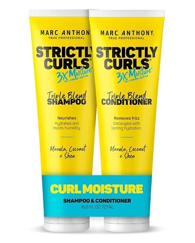 Marc Anthony Shampoo & Conditioner Set for Curly Hair, Strictly Curls - Deep Moisturizing & Hydrating Shampoo & Conditioner for Curl Definition, Added Shine - Hair Products Reduces Frizz - Image 1