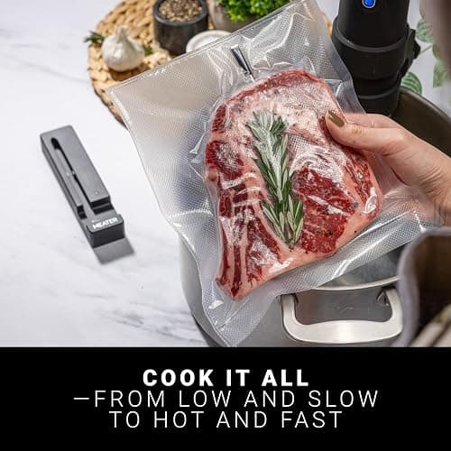 MEATER SE: Smart Bluetooth Meat Thermometer | Long-Range Wireless Probe for Oven, Grilling, Smoking, BBQ & Air Fryer | Dual Sensors & Guided Cook System | Black Charger thumbnail 7