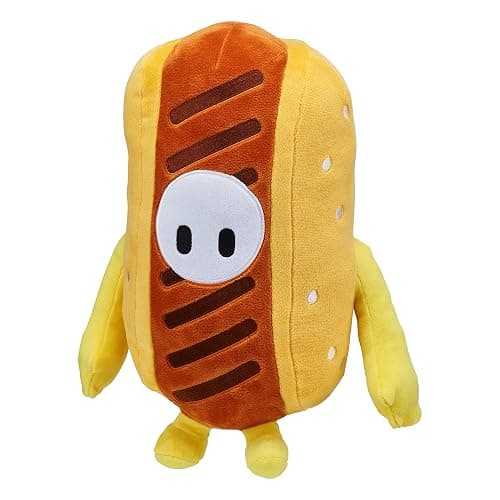 FALL GUYS Moose Toys Hotdog Bean Skin Collectors Edition - Official Collectable 12" Super Soft Cuddly Deluxe Plush Toys from The Ultimate Knockout Video Game 3 - Comes in a Polybag thumbnail 4