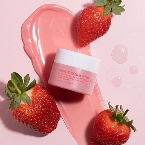 W7 Sweet Dreams Overnight Lip Mask Trio - Strawberry, Apple & Grapefruit Flavor Gift Set - Vitamin E, Aloe Vera and Grape Seed Oil - For Hydrated, Full Looking & Irresistible Lips thumbnail 5