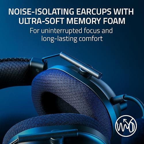 Razer BlackShark V2 Pro Wireless Gaming Headset 2023 Edition: Detachable Mic - Pro-Tuned FPS Profiles - 50mm Drivers - Noise-Isolating Earcups w/Ultra-Soft Memory Foam - 70 Hr Battery Life - Black - Black - Gen 2 thumbnail 8