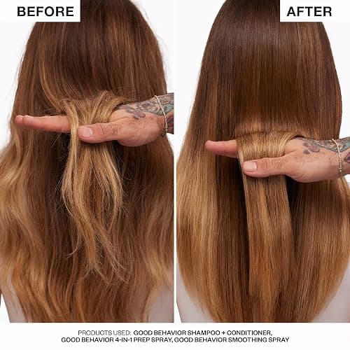 IGK GOOD BEHAVIOR Spirulina Protein Smoothing Spray | Keratin Like Treatment + Frizz Control + Heat Protectant | Vegan + Cruelty Free | thumbnail 8