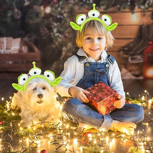 Oufegm Alien Headband for Adults Monster Plush Headwear Accessories for Party Halloween Costumes thumbnail 5