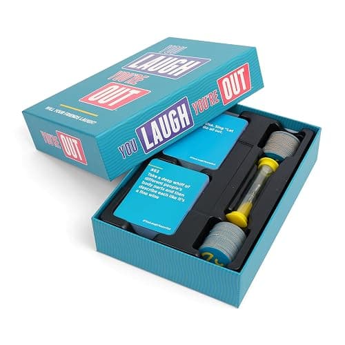 DSS Games You Laugh You're Out [Try Not to Laugh Family Card Game for Adults, Kids & Teens | White Elephant Gift for Adults | 125 Prompt Fun Cards for Family Game Nights & Parties Ages 14+] thumbnail 4