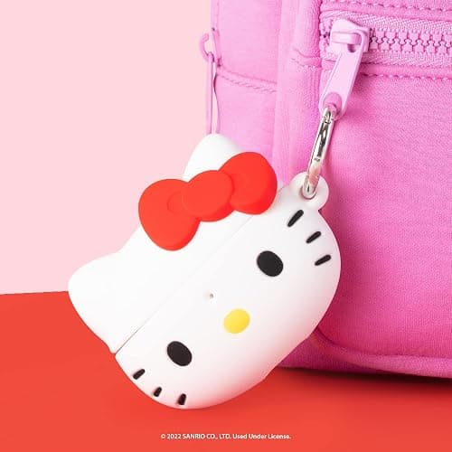 iFace Hello Kitty & Friends Cute Case [ Compatible with AirPods 3rd Gen.] - Silicone Protective Cover [Carabiner Clip Included] [Wireless Charging Compatible Cover] - Hello Kitty thumbnail 4
