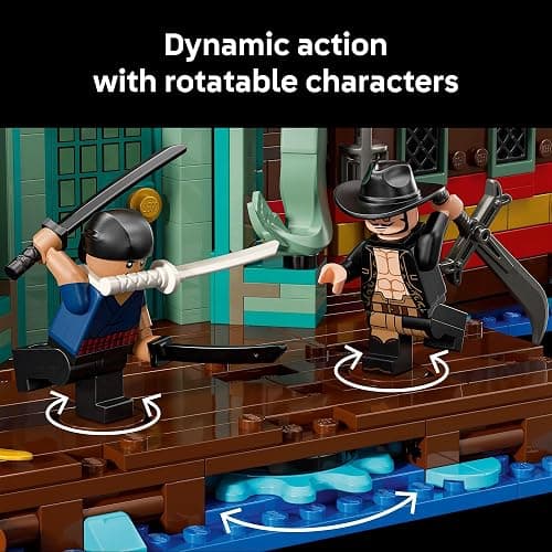 LEGO ONE Piece The Baratie Floating Restaurant Building Set for Adults - Collectible Building Blocks for Anime Fans, 18+ - Arts and Crafts DIY Kit W/10 Minifigures - Gift Idea for Birthdays - 75640 thumbnail 5