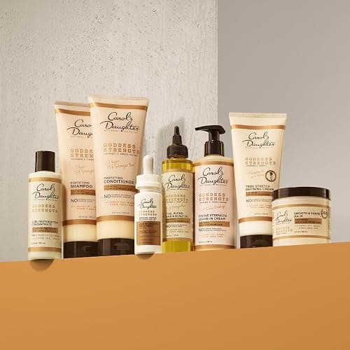 Carol's Daughter Goddess Strength Leave In Conditioner Cream for Curly, Wavy, Coily Hair with Castor Oil for Weak, Stronger Hair and Less Breakage, 296ml thumbnail 11