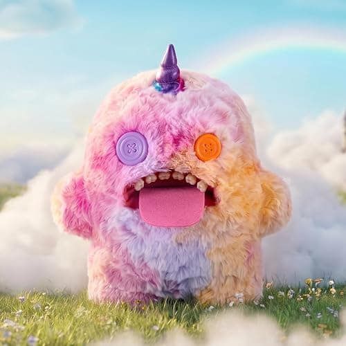 Fuggler Fugglercorns 9 Inch Plush Collectible Toy (Oogah Boogah) by ZURU | Funny Ugly Monster with signature teeth, soft & huggable collectible plush, for fans & collectors, gift for tweens & teens thumbnail 2