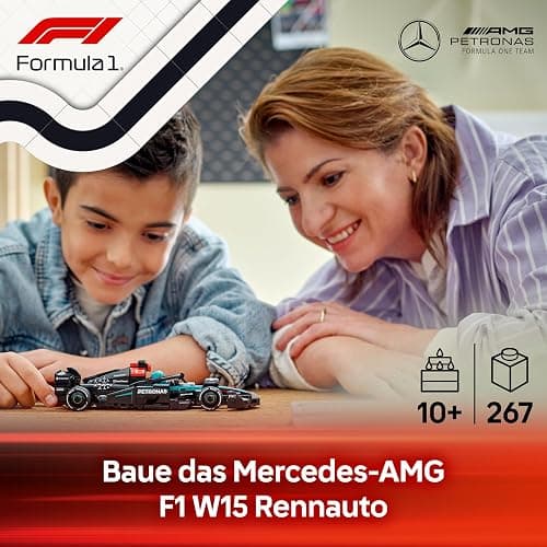 LEGO Speed Champions Mercedes-AMG F1 W15 Rennauto - Spielzeug mit Formel 1 Minifigur - Modell Auto zum Sammeln und Bauen - Geschenk für Jungen & Mädchen ab 10 Jahren oder Erwachsene Fans 77244 thumbnail 4