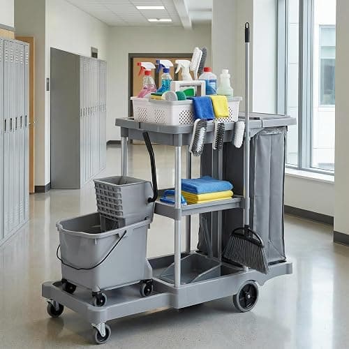 KMV Dorm Room Portable Shower Caddy with Adjustable Compartments - Ventilated Drainage Design with Handles, Perfect Toiletries Organizer for College Dorms-white thumbnail 9