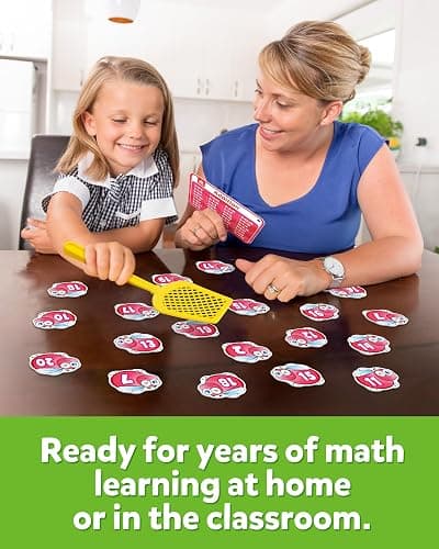Coogam Math Counting Game, Math Manipulative Learning Swat The Fly Cards, Practice with Addition, Subtraction, Multiplication & Division, 1st 2nd & 3rd Grade Educational Toy for Homeschool thumbnail 6