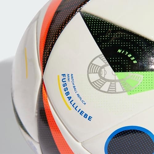 adidas Euro24 Mini White/Black/Globlu Taglia unica thumbnail 4