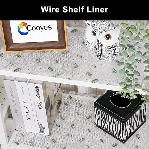 Cooyes Shelf Liner – Premium Non-Adhesive Cabinet & Drawer Liner for Kitchen – Waterproof Shelf Paper with Modern Pattern – Durable EVA Cabinet Mat – Easy to Cut thumbnail 6