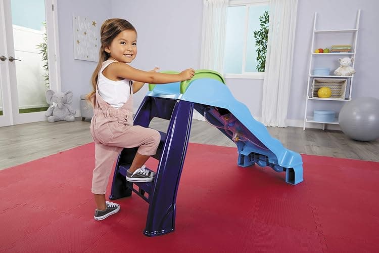 Little Tikes 2-in-1 Indoor-Outdoor Wet or Dry Slide, Dark_blue thumbnail 2