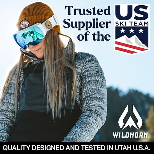 Wildhorn Roca Ski Goggles Men Women Anti-Fog/Scratch 100% UV-Magnetic Lens-Snowboard Snow Goggles Men Women Adult thumbnail 6