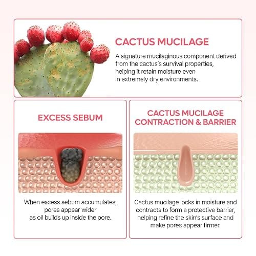 Dr.Melaxin Cactox Pore Dual Capsule Cream – Pore Minimizing Hydrating Face Cream with Cactus Extract, PDRN & Vegan Collagen for Firmness & Skin Repair thumbnail 5
