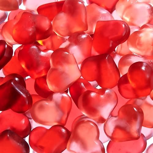 HARIBO Gummi Candy, Sweet & Sour Strawberry Hearts Gummy Candy, 9 Ounce Resealable Share Size Bag, Delicious Soft & Chewy Snacks, Valentine's Day Limited Edition thumbnail 3