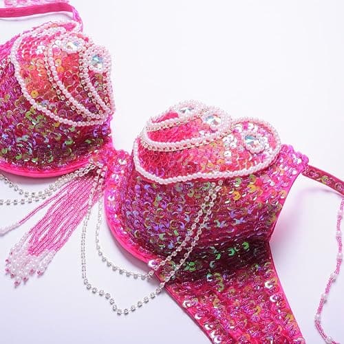 ROYAL SMEELA Belly Dance Costume for Women Tribal Belly Dance Bra and Belt Sexy Professional Dancing Suit Carnival Bra Belt thumbnail 4