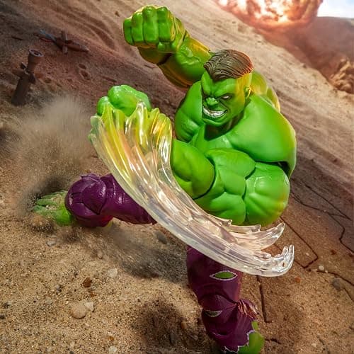 Marvel Legends Maximum Series Hulk, Deluxe Hulk Comics Collectible 6-Inch Scale Action Figure with Incredible Articulation and Smashing Accessories thumbnail 10