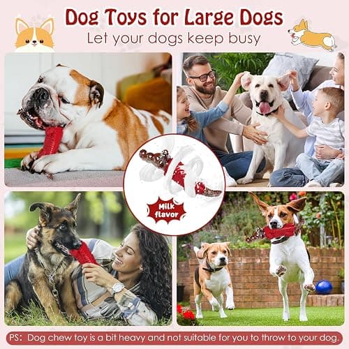 (1 Pack) Red crocodile dog chew toy thumbnail 4
