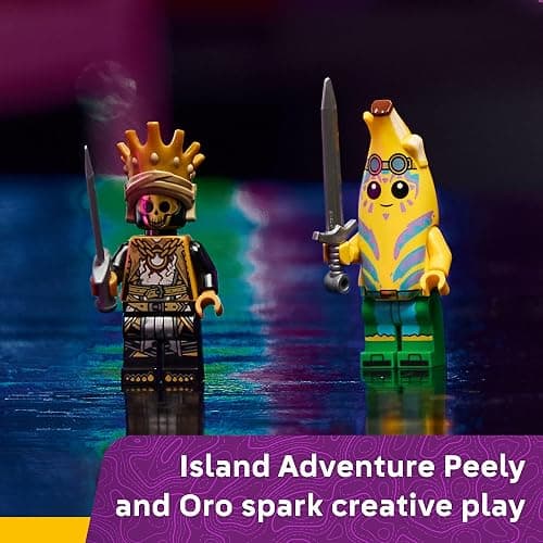 LEGO Fortnite Klombo Kids Toy - Fortnite Action Figure with Peely and Oro Minifigures - Pretend Play and Building Toy for Girls and Boys 10+ - Gift Idea for Birthdays and Gaming Fans - 77077 thumbnail 5