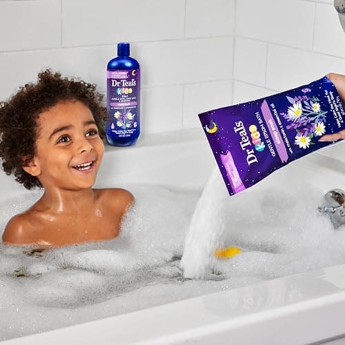 Dr Teal's Kids 3-in-1 Sleep Bubble Bath, Body Wash & Shampoo with Melatonin & Essential Oil, Lavender Scent, 20 fl oz (Pack of 3) thumbnail 8