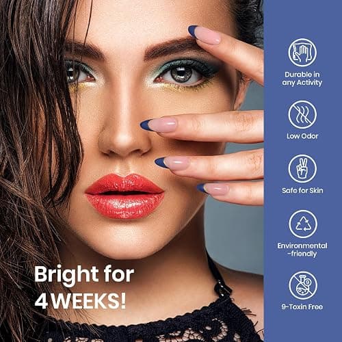 Beetles Gel Nail Polish 15 ml Midnight Navy Blue Solid Dark Blue Deep Color Soak Off LED UV Lamp DIY Decoration Manicure Art Design Salon at Home Gel Nail Gifts for Her thumbnail 7
