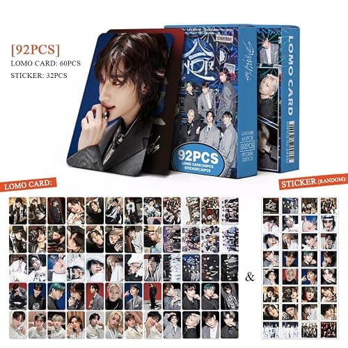 KPOPBP 3 Pack/180 PCS Photocards 96 PCS Stickers ATE Album JJAM Cards Kpop Giant SKZHOP HIPTAPE 合(hop) Lomo Card Set Gift Merch for SKZ Boys and Girls thumbnail 3