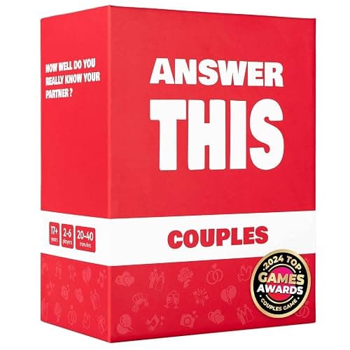 Answer This - Do You Really Know Your Partner? - Couples Game for Adults - 150 Conversation Cards for Date Night or Valentines – Anniversary or Engagement Gift - Image 1