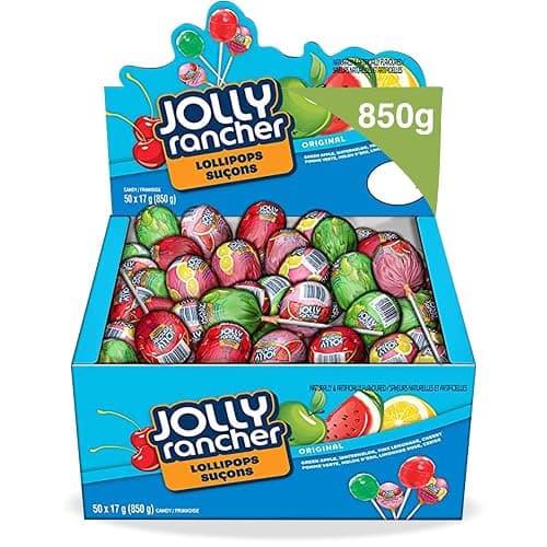 JOLLY RANCHER Candy Lollipops Assortment, 50 Count (850 Gram) - Image 1
