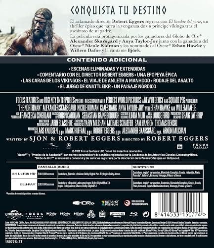 El hombre del norte (4K UHD + BD) [Blu-ray] thumbnail 2