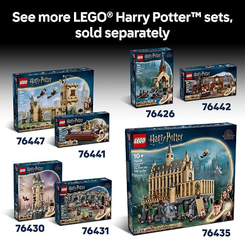 LEGO Harry Potter Diagon Alley Wizarding Shops Building Set for Adults - Collectible Kit for Harry Potter Fans with 12 Microfigures - Gift for Christmas - 76444 thumbnail 7
