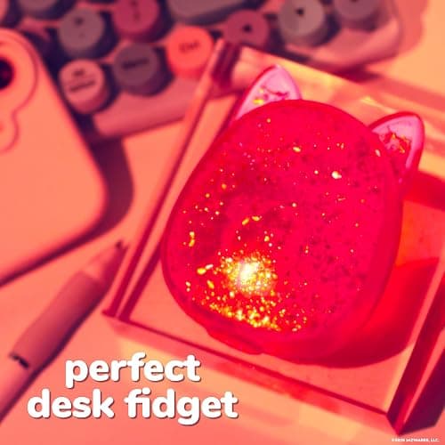 Original Squishmallows™ SLIMYGLOOP Pink Gelli Gels™, Slow Rising Sensory Squeeze Toy with Glitter, Gel Filled Fidget Toys thumbnail 5