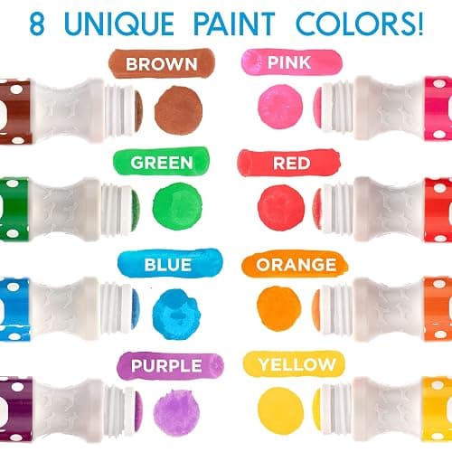 Dauber Dawgs Washable Dot Markers for Toddlers - Bingo Markers for Dot Art w/ PDF Activity Books, Dot Paints Washable for Kids, Bingo Dabbers Dotters & Dobbers, Holiday Gifts Daubers, Dot Painting thumbnail 7