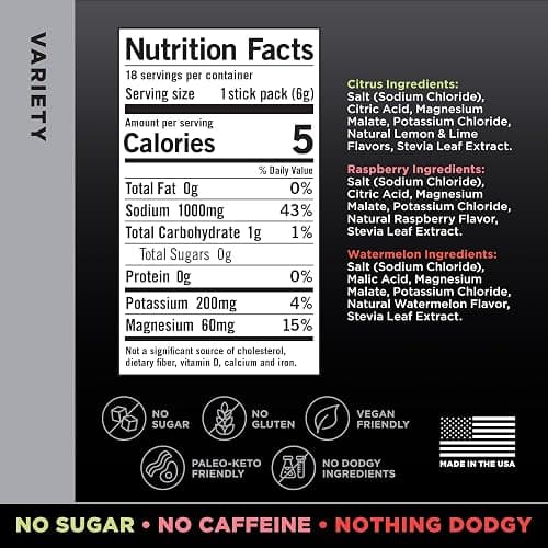 LMNT Zero Sugar Electrolytes - Variety Pack | Drink Mix | 12-Count thumbnail 2