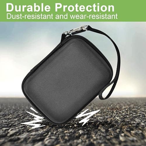 Digital Camera Case Compatible with VAHOIALD FHD 1080P/ for CAMKORY Digital Point and Shoot/for KODAK PIXPRO FZ45-BK 16MP Vlogging/for IWEUKJLO/for Nsoela, Holder for SD Card More- Black (Box Only) thumbnail 6