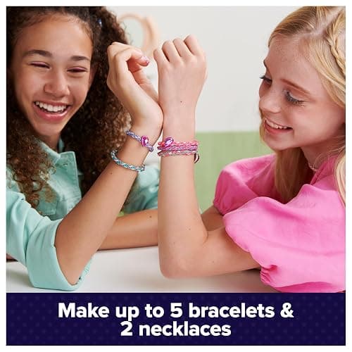 Cool Maker, KumiKreator Bead & Braider Friendship Necklace & Bracelet Making Kit (Packaging May Vary), Gifts & Stocking Stuffers for Girls Ages 8 and up thumbnail 2
